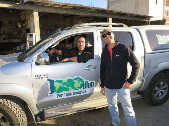 Depois de subir o Pico orizaba, de volta á Fiona, em Tlachichuca, no México (foto de Mexico Extreme)